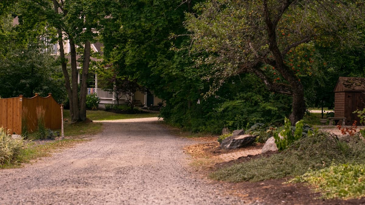 Chemical-free gravel driveway care